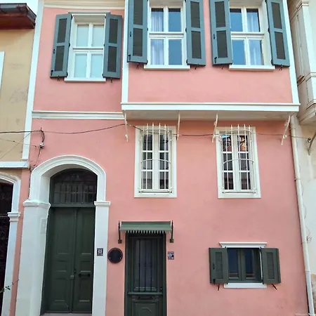 Historic Greek House With Sea View Balcony Vila